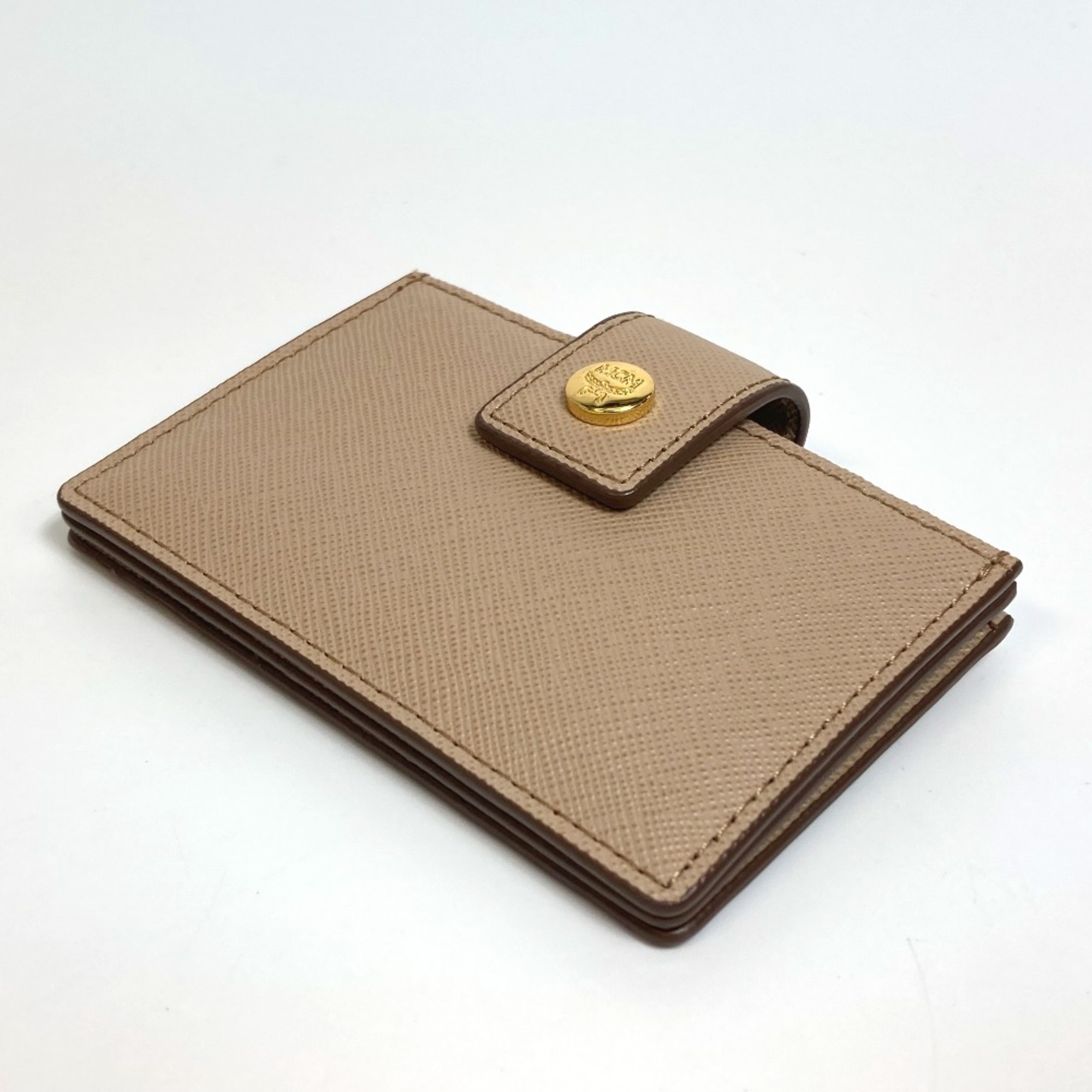 MCM Card Slot Card Case Beige