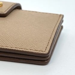 MCM Card Slot Card Case Beige