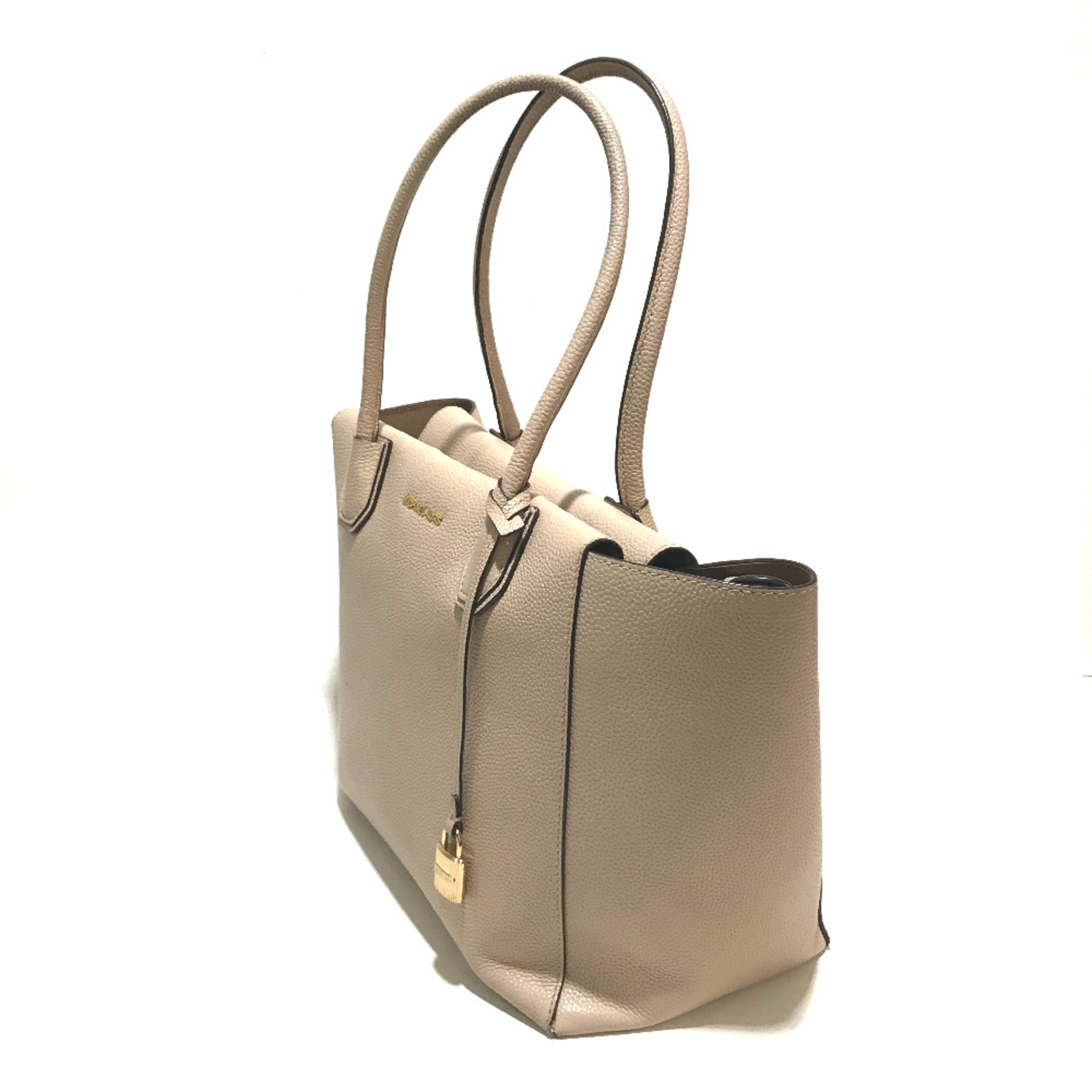 Michael course Bag 2WAY Tote Bag Shoulder Bag Beige