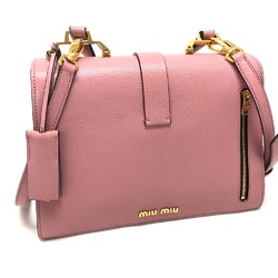 Miu Miu 5BA108 2WAY Shoulder Bag Hand Bag Madras pink