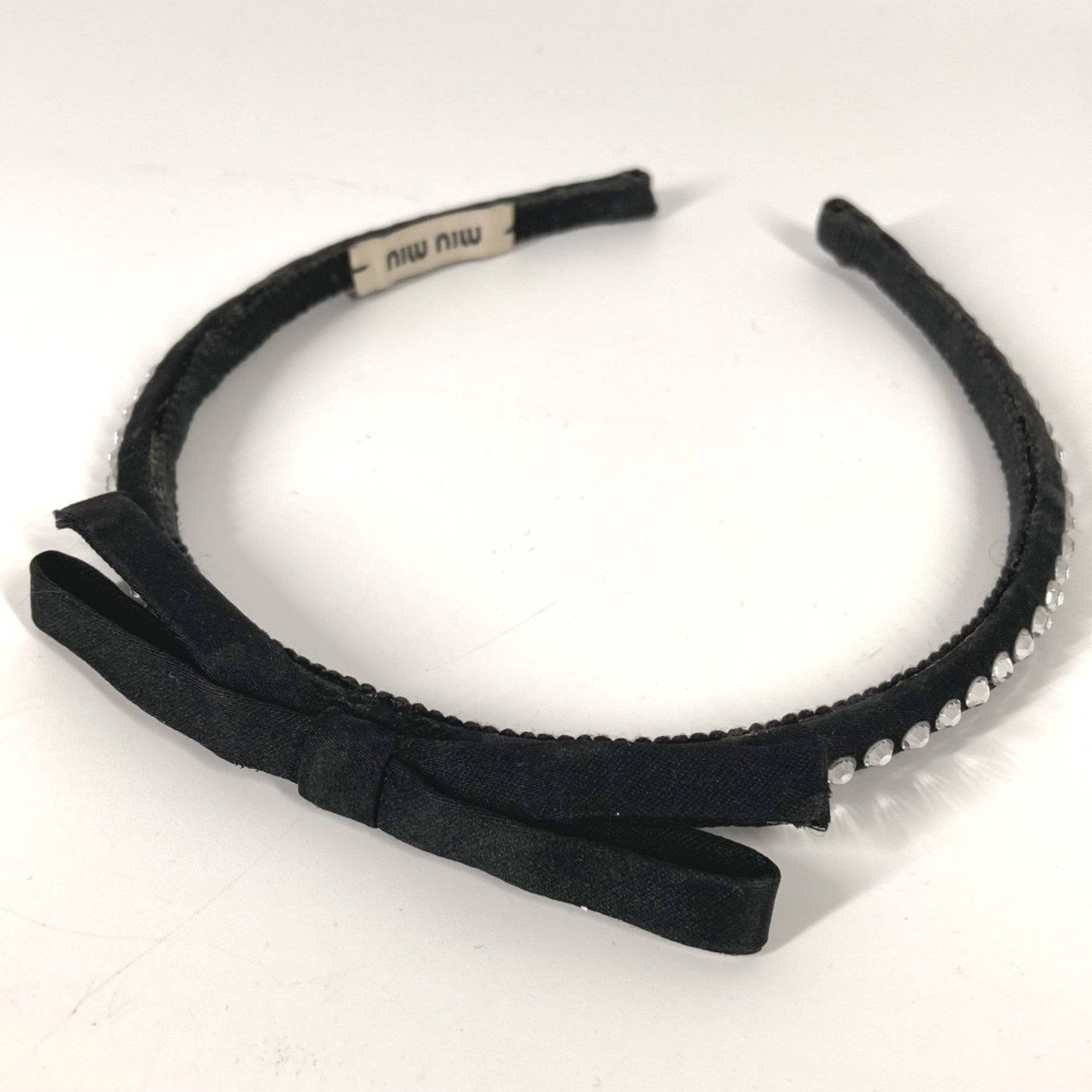 Miu Miu hair accessories headband hair band Katyusha Black