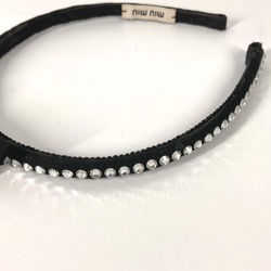 Miu Miu hair accessories headband hair band Katyusha Black