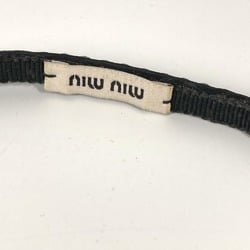 Miu Miu hair accessories headband hair band Katyusha Black