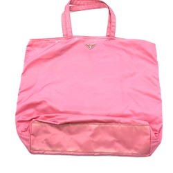 PRADA BR2897 Logo Plate Bag Hand Bag Tote Bag pink Pink Based