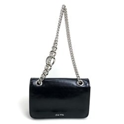 Miu Miu 5BD015 Bag Chain Shoulder Bag Black