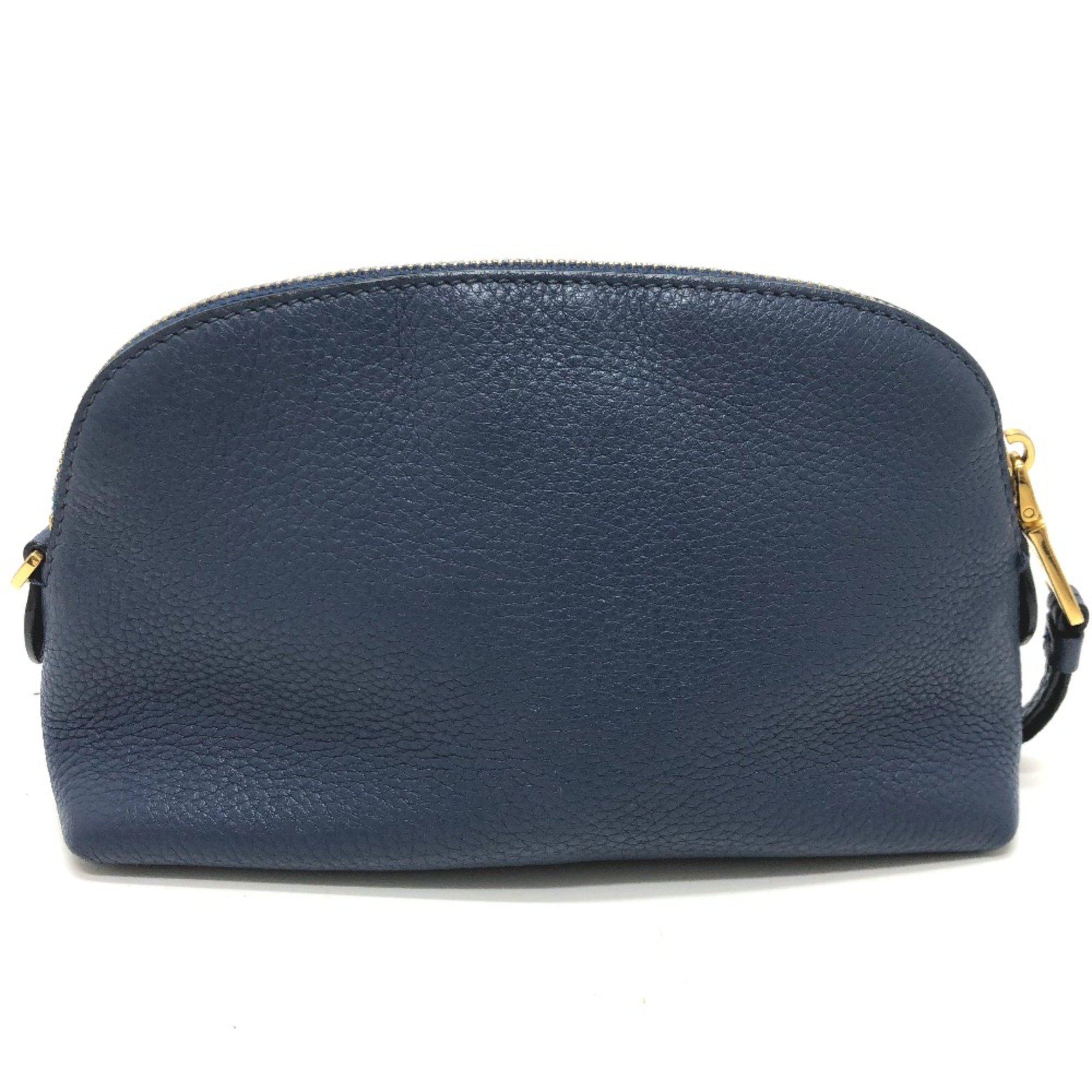 PRADA 1ND005 Cosmetics Pouch Cosmetics Pouch blue GoldHardware