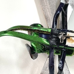 Miu Miu Dragonfly Accessories Brooch Green x pink