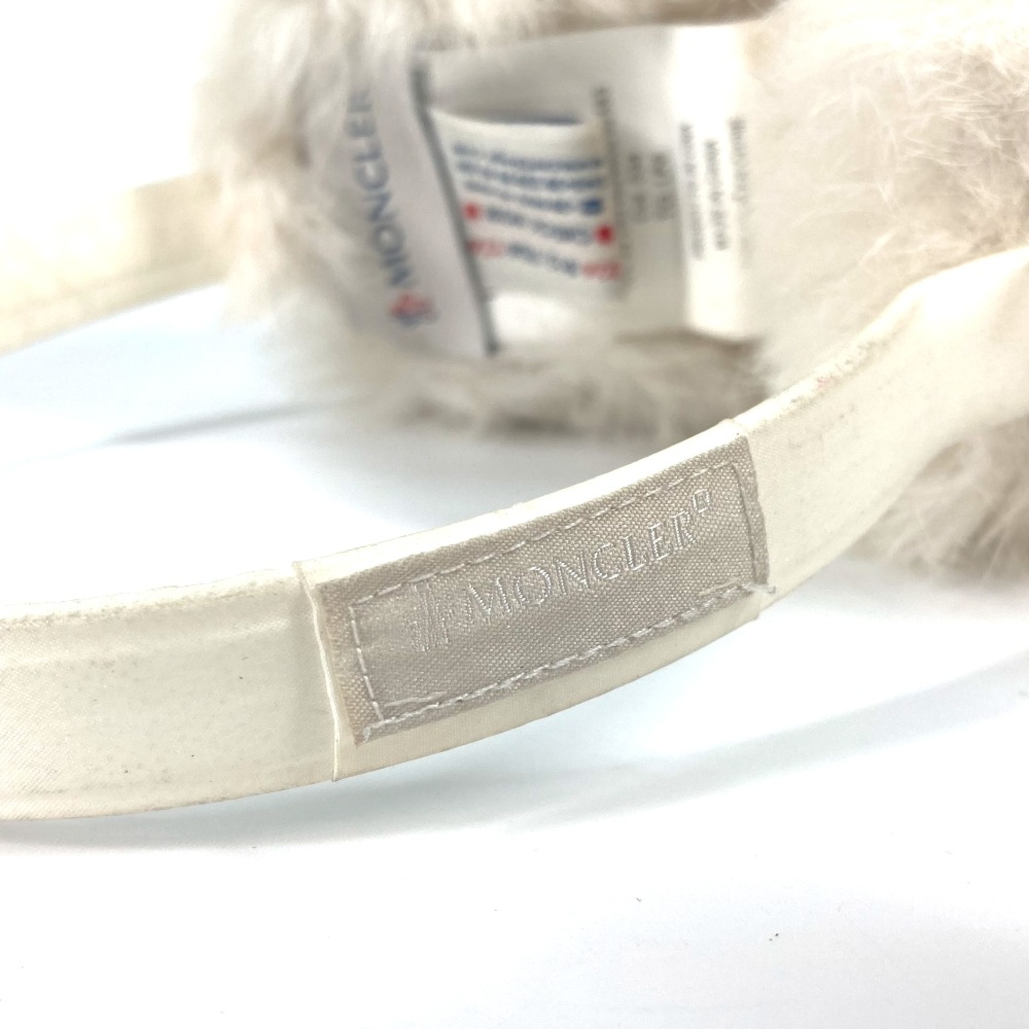 Moncler ear muffler ear warmer Earmuff White