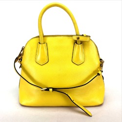 PRADA BL0902 2WAY Shoulder Bag Hand Bag yellow