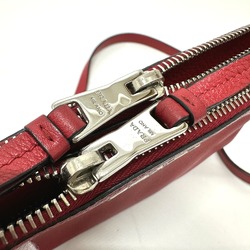 PRADA 1BH046 logo Crossbody Shoulder Bag Red