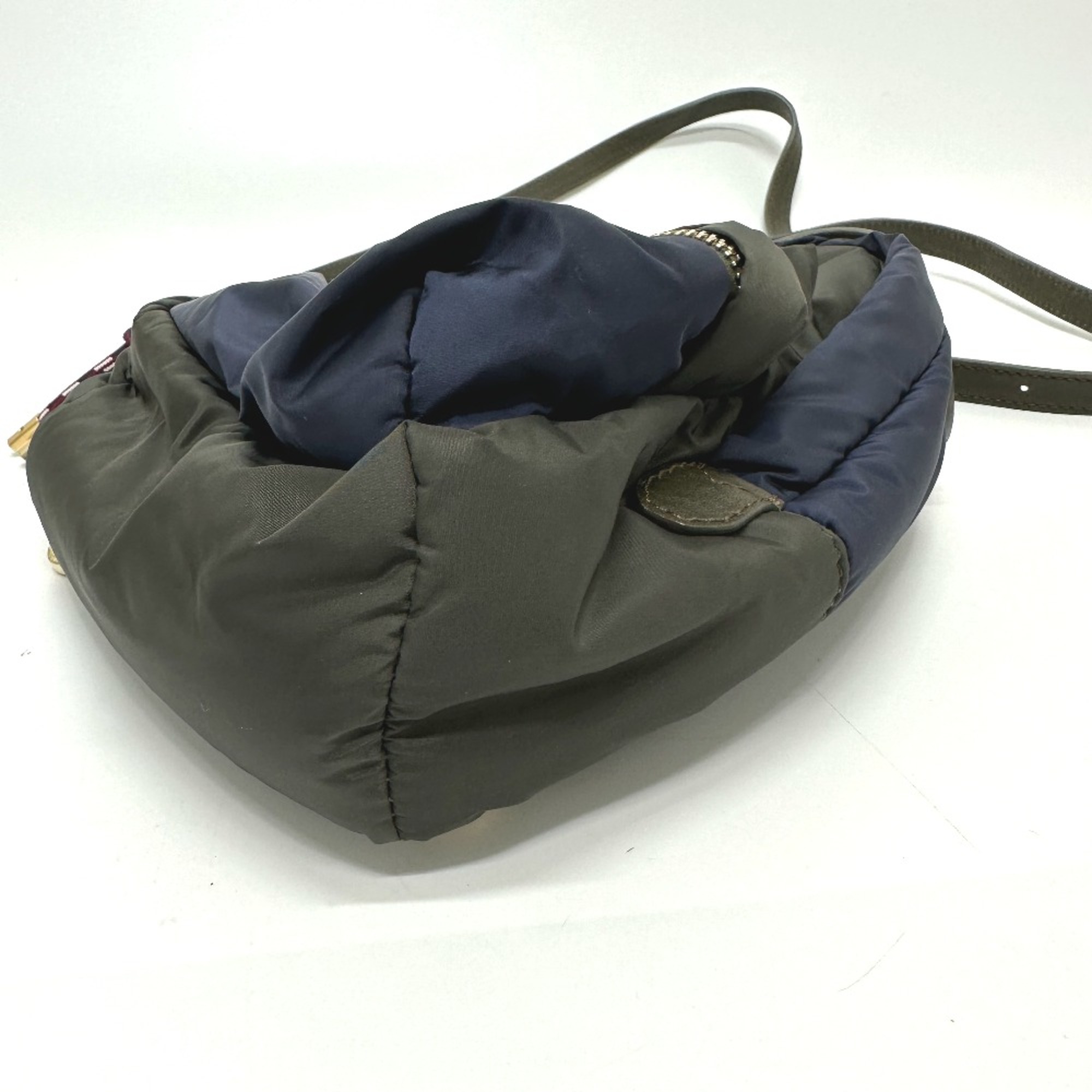 Moncler logo Bag Backpack Navy /Khaki