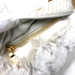 PRADA bag party bag Clutch bag Off White