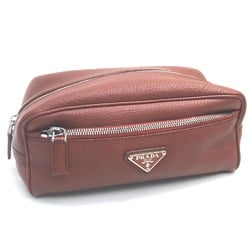 PRADA accessory case Pouch Red