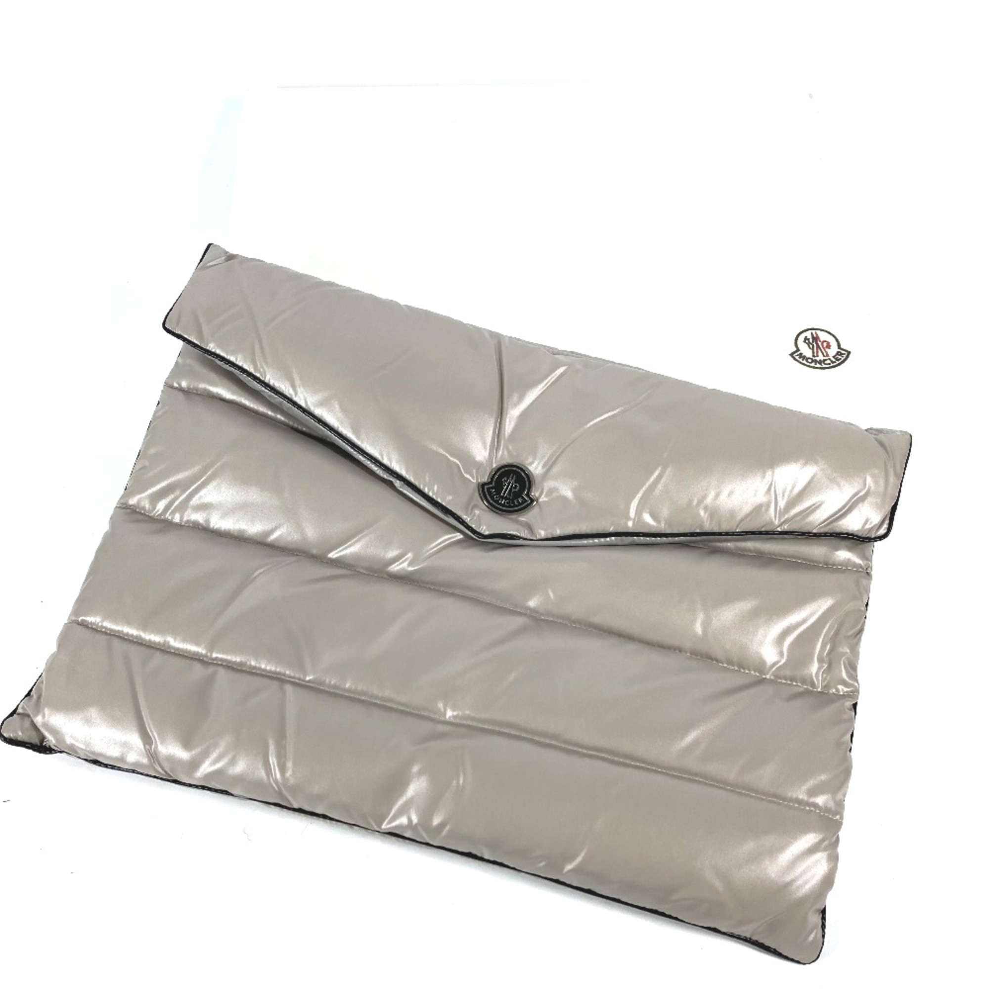 Moncler bag pouch Clutch bag Gray Based