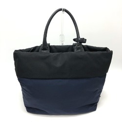 PRADA B1959V Shoulder /Crossbody 2WAY bag Tote Bag Navy x Black