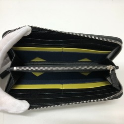 PRADA 2ML506 Triangle logo Long wallet Long Wallet Black SilverHardware