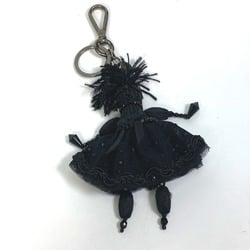 PRADA 1AR605 Dress Doll Beaded Lace MILLY Millie Bag Bag Charm Key Holder Black