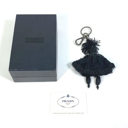 PRADA 1AR605 Dress Doll Beaded Lace MILLY Millie Bag Bag Charm Key Holder Black