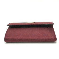 PRADA Compact wallet Trifold wallet wine-red