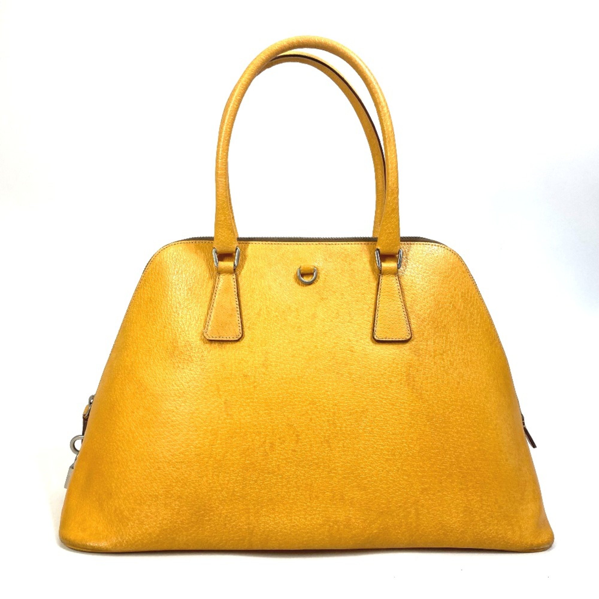 PRADA Bag Alma type Hand Bag yellow