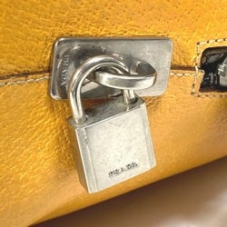 PRADA Bag Alma type Hand Bag yellow