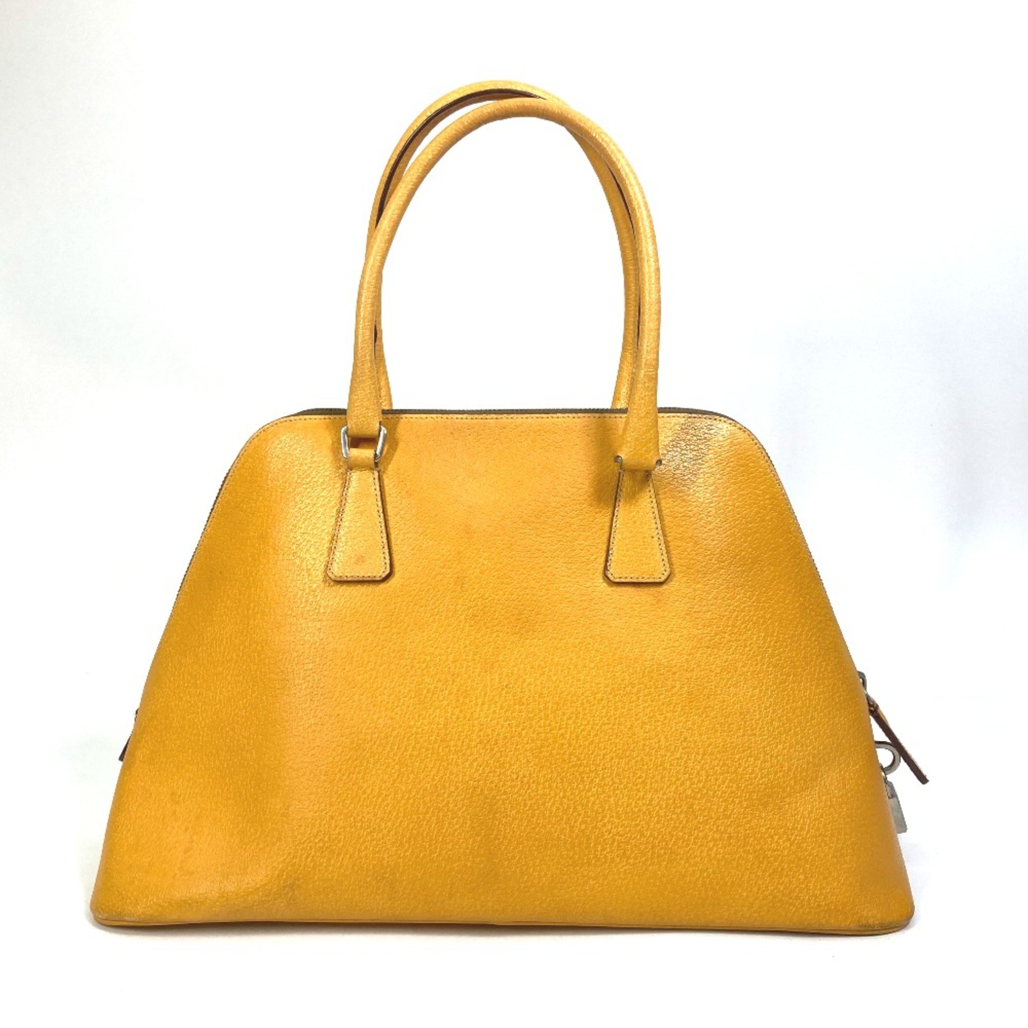 PRADA Bag Alma type Hand Bag yellow