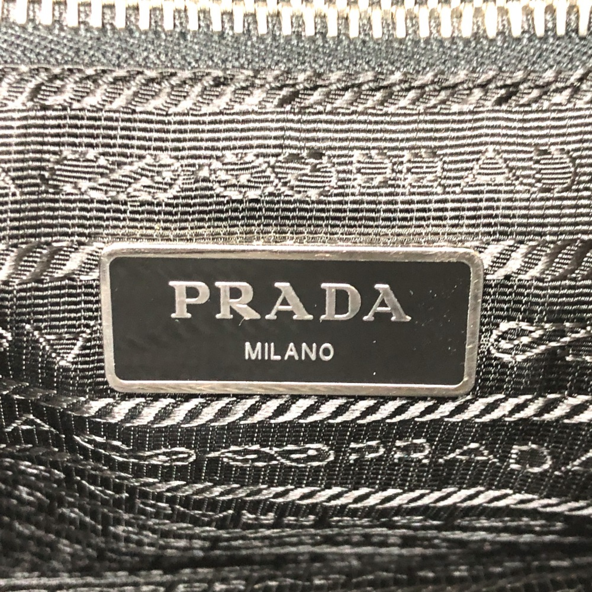 PRADA VA0793 Bag Crossbody bag Shoulder Bag Black Brown/SilverHardware