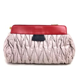 Miu Miu Shoulder Bag Shoulder Bag Bag Clutch Bag CrossbodyShoulder Hand Bag Light pink Black