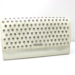 PRADA Wallet bag Bag Clutch wallet Long Wallet White