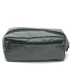 PRADA 2NA029 Triangle logo Pouch gray