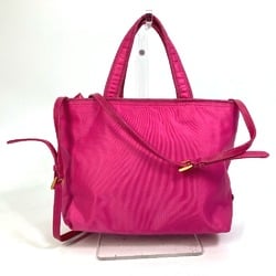 PRADA 1BA084 Bag 2WAY Tote Bag pink