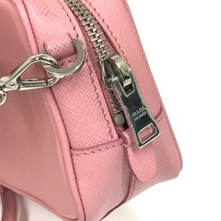 PRADA 1NF674 logo Bag Cluch Bag Shoulder Bag PETALO 1 pink