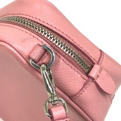 PRADA 1NF674 logo Bag Cluch Bag Shoulder Bag PETALO 1 pink