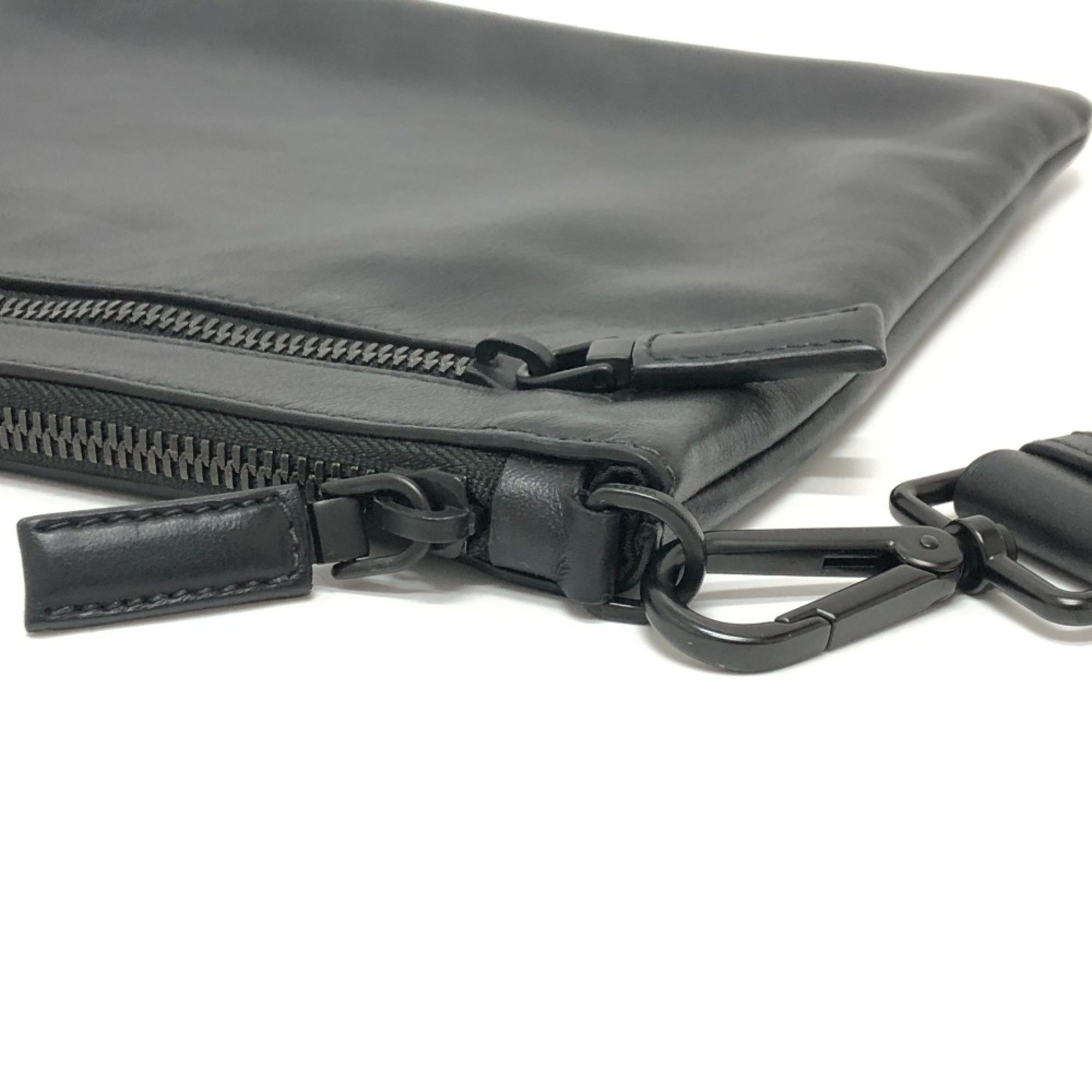 PRADA bag with strap Clutch bag Black SilverHardware