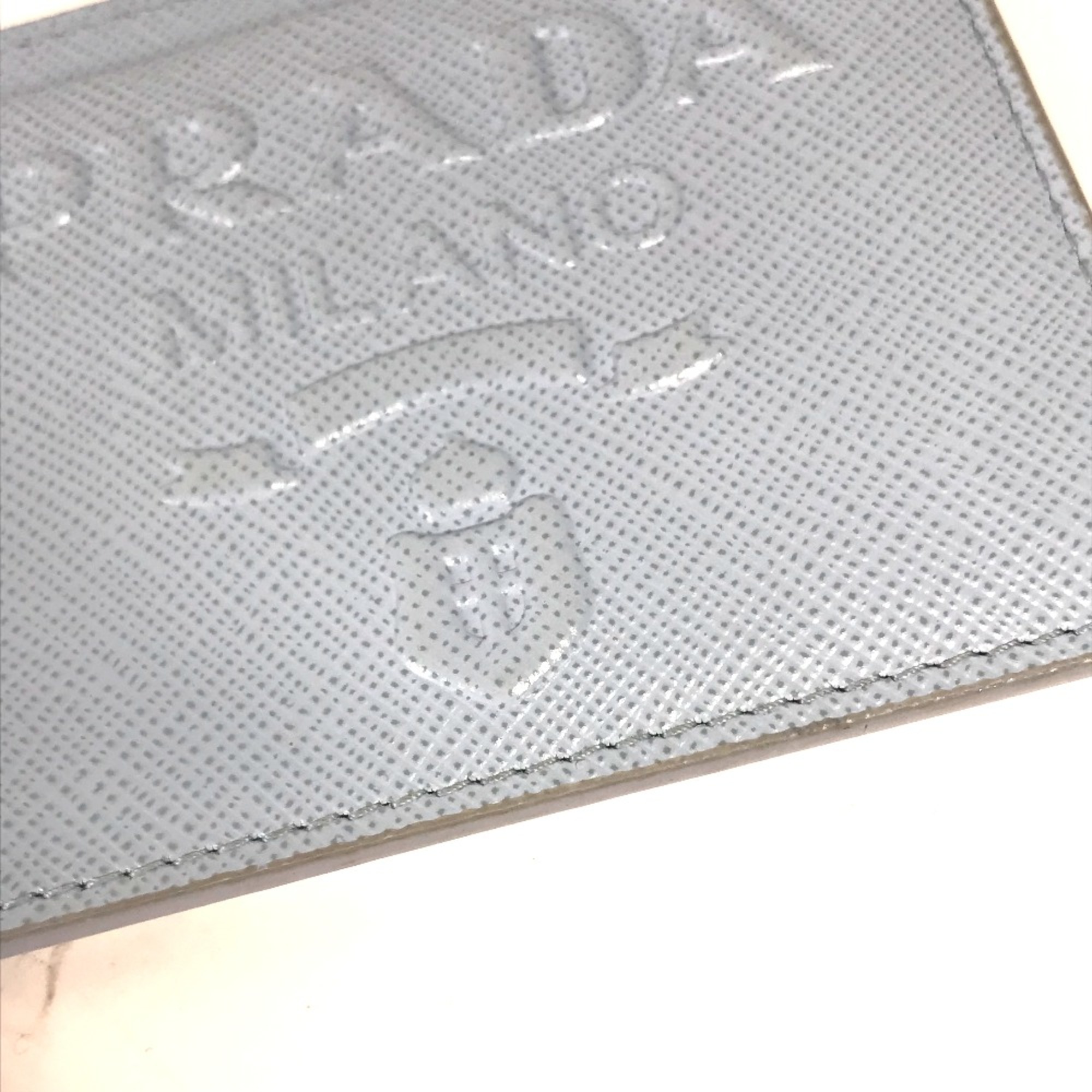 PRADA Business Card Holder Pass Case Card Case Light blue