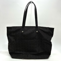 PRADA VA0877 Triangle logo Bag Tote Bag Black