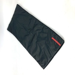 PRADA Sports Scarf Black Red