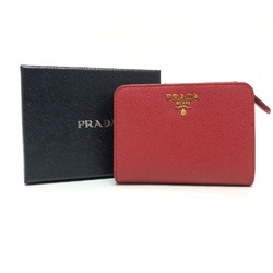 PRADA 1ML018 Folded wallet Red GoldHardware eLADY Globazone