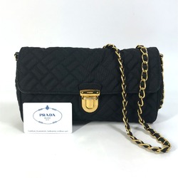 PRADA BP0584 chain bag Shoulder Bag Black