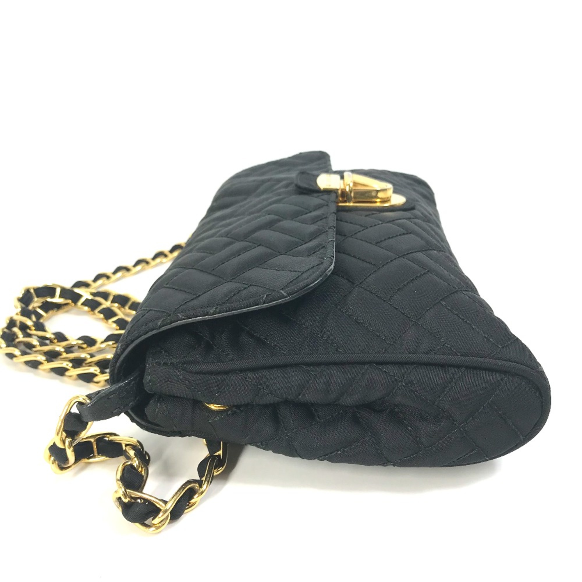 PRADA BP0584 chain bag Shoulder Bag Black