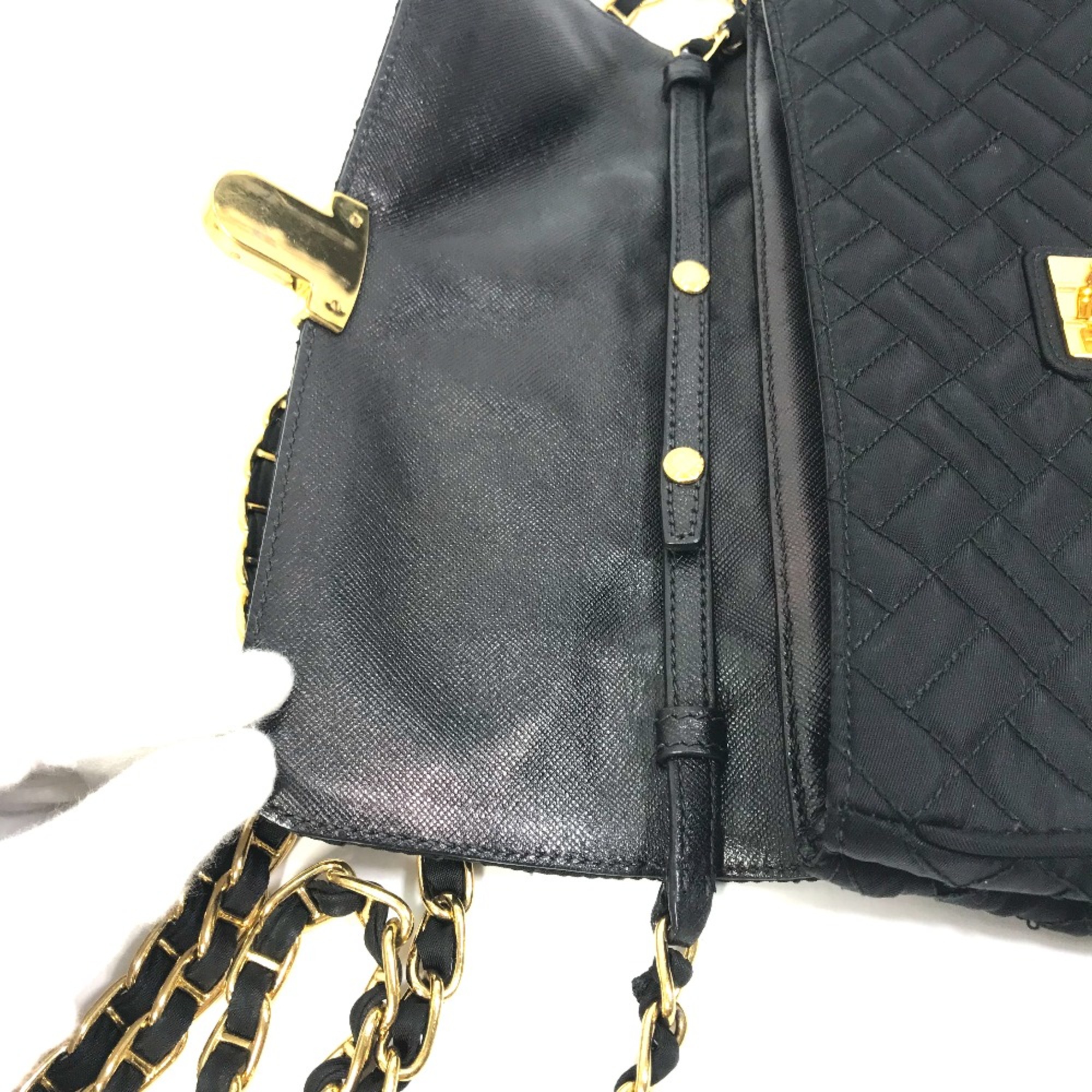 PRADA BP0584 chain bag Shoulder Bag Black