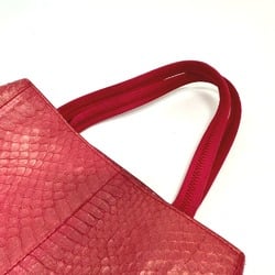 PRADA B8212 Logo Plate Bag Tote Bag pink