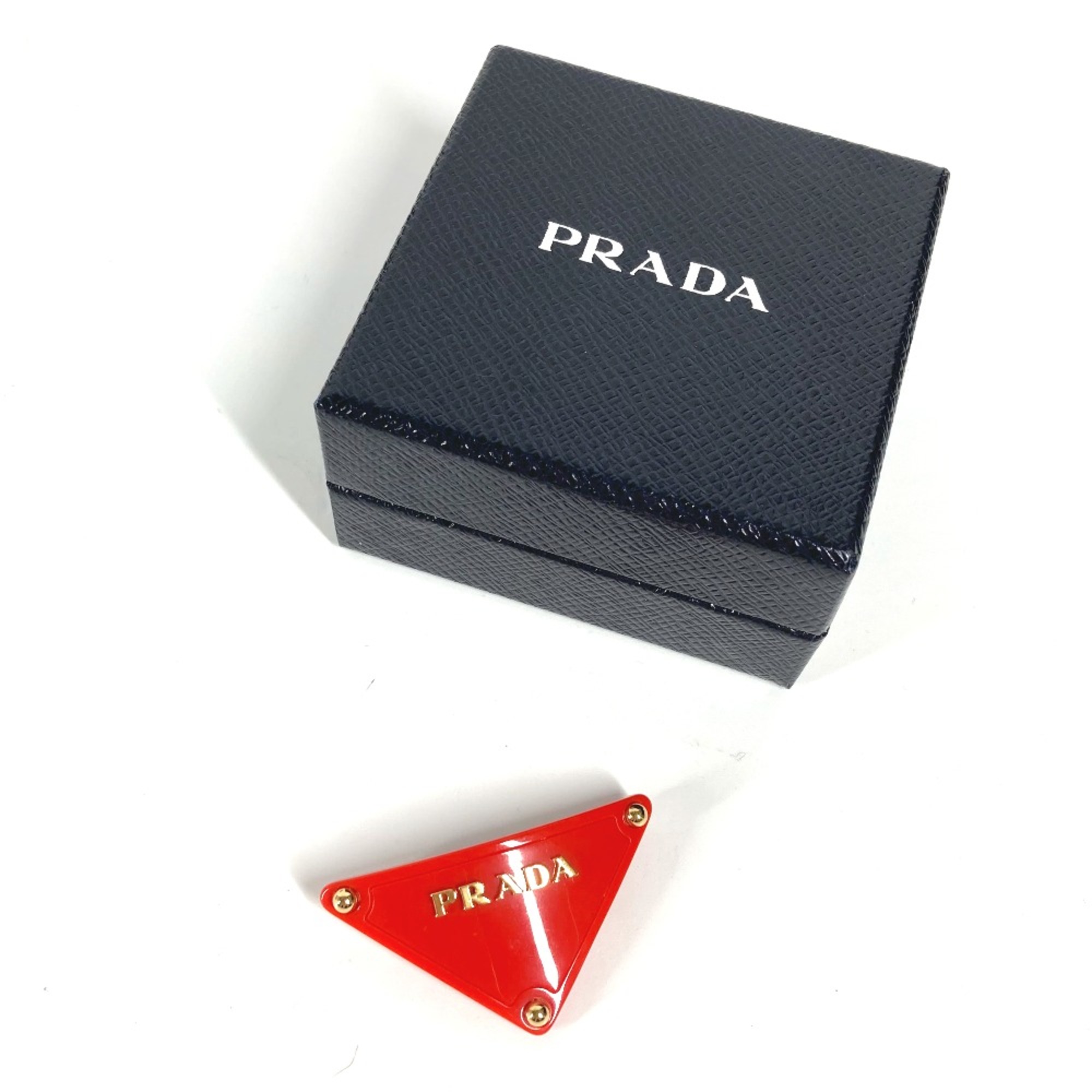 PRADA hair accessories hair pin Valletta Red Gold