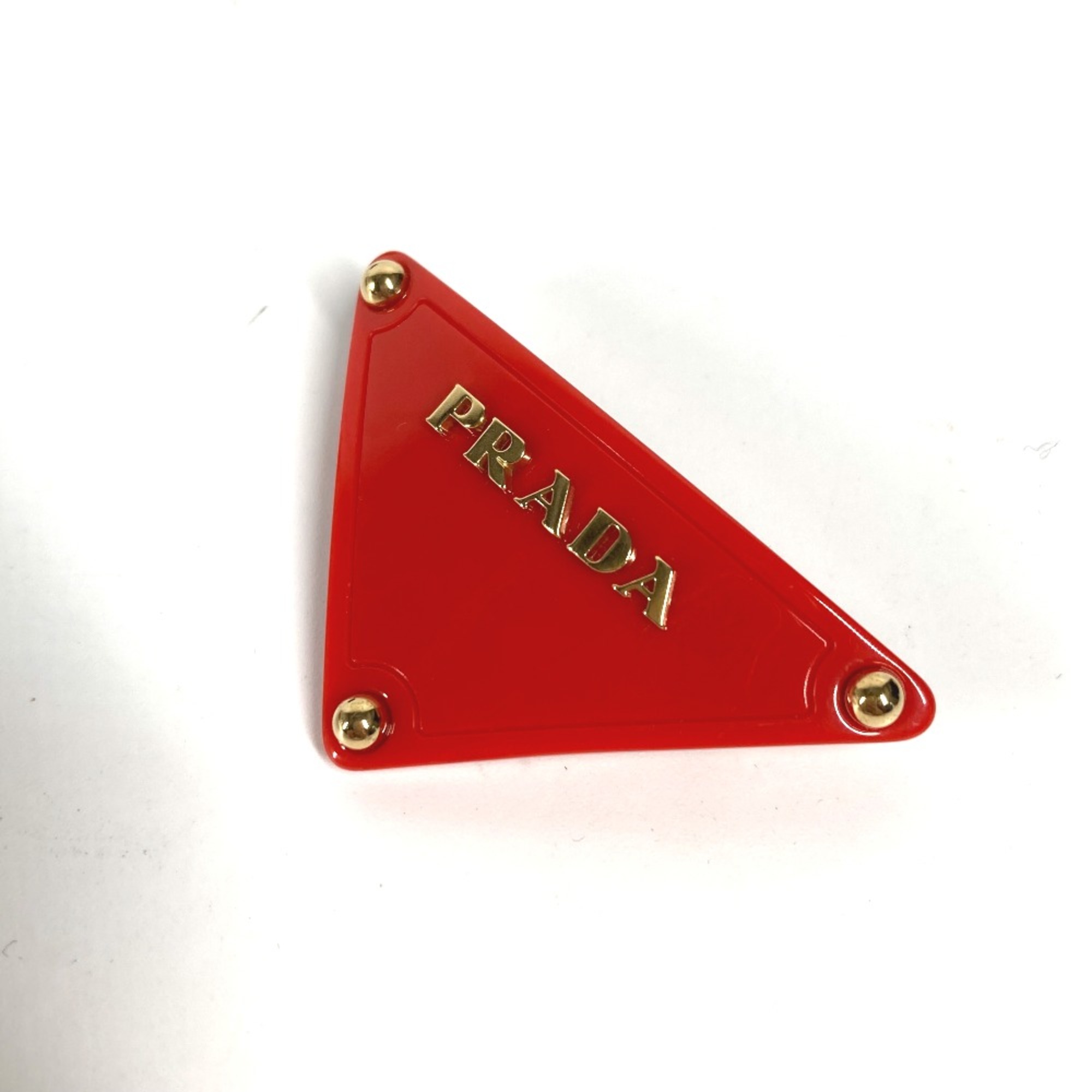 PRADA hair accessories hair pin Valletta Red Gold