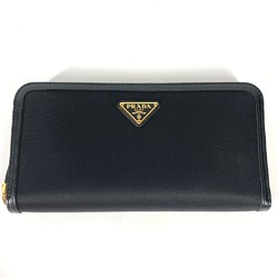 PRADA 1ML506 Long wallet Zip Around Long Wallet Black