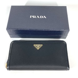 PRADA 1ML506 Long wallet Zip Around Long Wallet Black