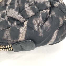 Moncler leopard leopard leopard Metal Tag Makeup Pouch Cosmetics Pouch Pouch Black