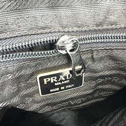 PRADA Triangle logo Hand Bag Black