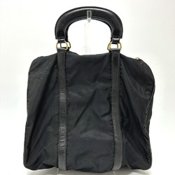 PRADA Triangle logo Hand Bag Black