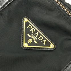 PRADA Triangle logo Hand Bag Black